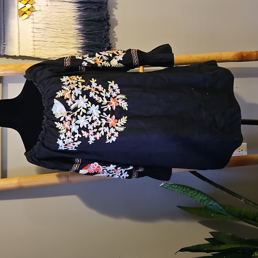 Free People Fleur Du Jour Embroidered Dress - Picture 2 of 5